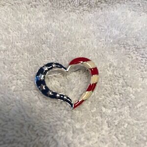 Vintage 2004 AVON 'American Pride' Tac Pin NIOB Patriot Red White Blue‎ Tac Pin